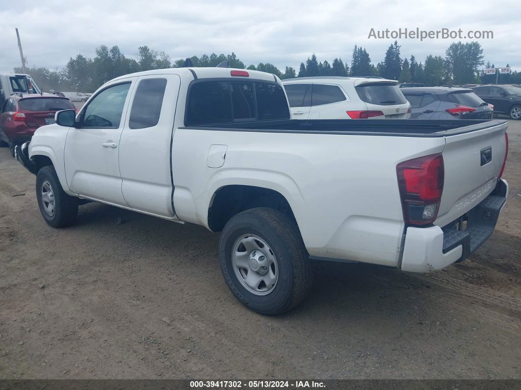 2020 Toyota Tacoma Sr White vin: 3TYRX5GN9LT001588