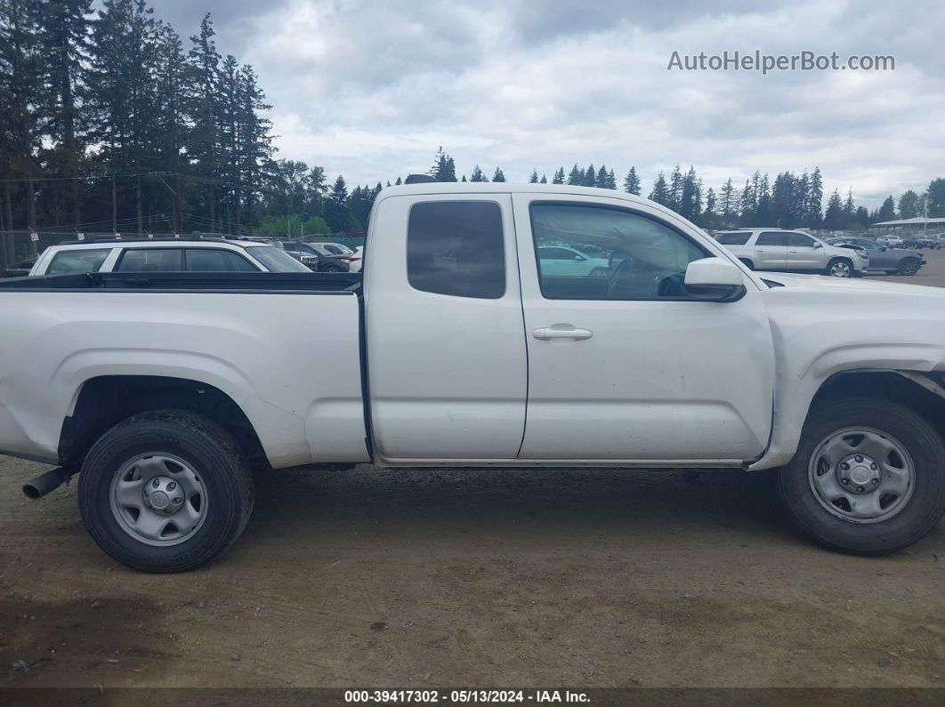 2020 Toyota Tacoma Sr White vin: 3TYRX5GN9LT001588