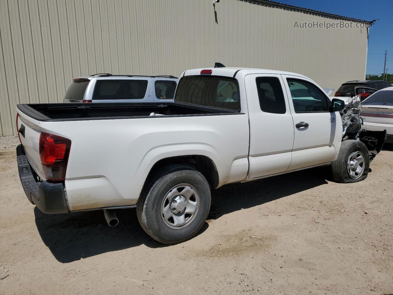 2020 Toyota Tacoma Access Cab White vin: 3TYRX5GNXLT000353