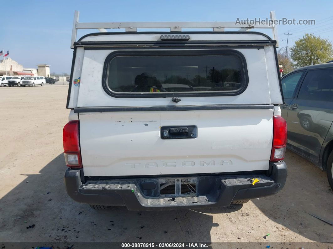 2021 Toyota Tacoma Sr White vin: 3TYRX5GNXMT011659