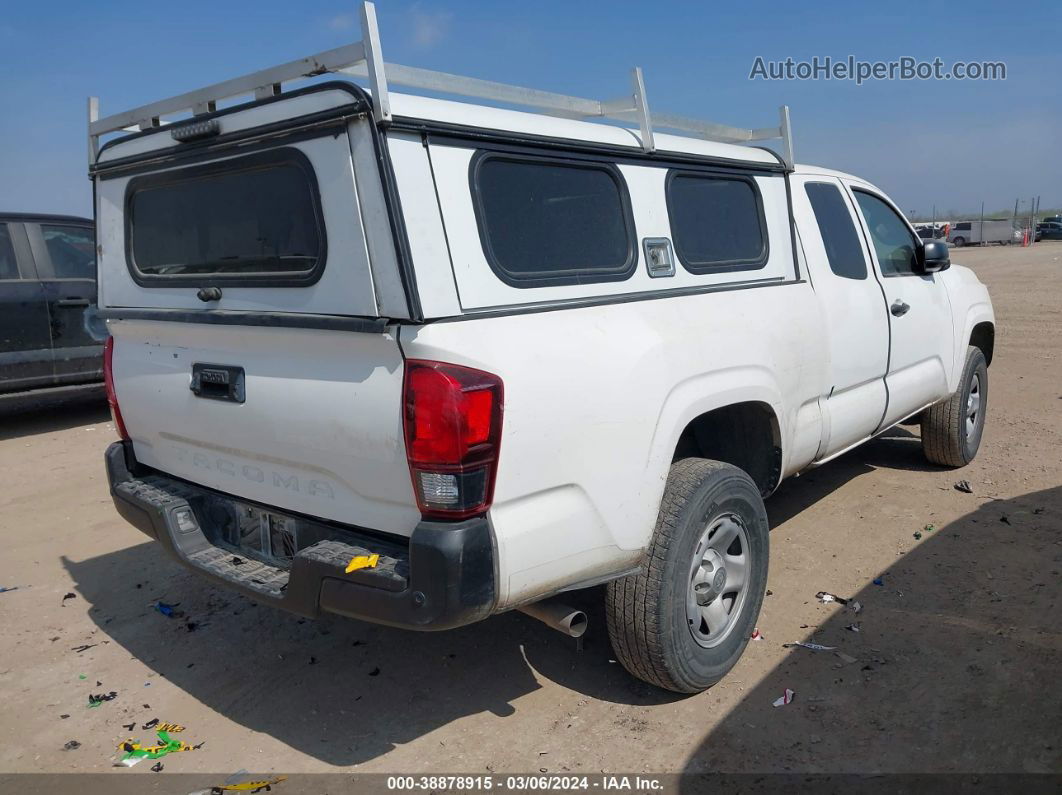 2021 Toyota Tacoma Sr White vin: 3TYRX5GNXMT011659