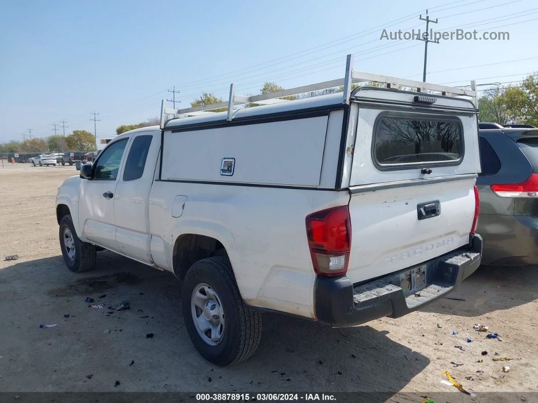 2021 Toyota Tacoma Sr White vin: 3TYRX5GNXMT011659