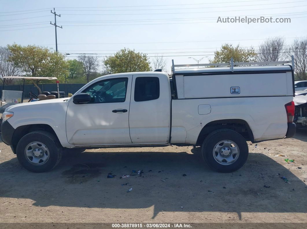 2021 Toyota Tacoma Sr White vin: 3TYRX5GNXMT011659