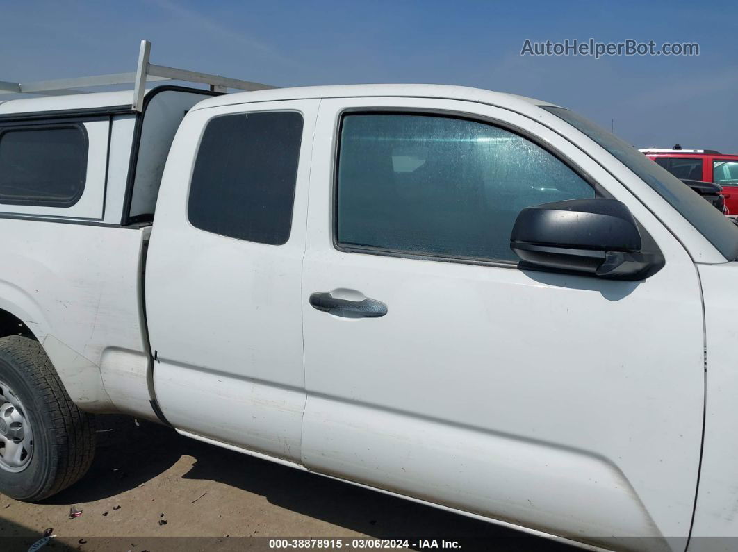 2021 Toyota Tacoma Sr White vin: 3TYRX5GNXMT011659