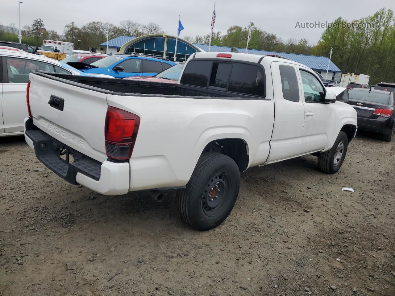 2021 Toyota Tacoma Access Cab White vin: 3TYRX5GNXMT026341