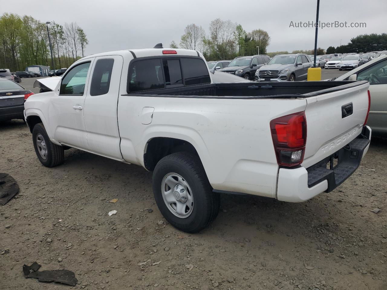 2021 Toyota Tacoma Access Cab White vin: 3TYRX5GNXMT026341