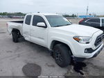 2020 Toyota Tacoma Access Cab/sr/sr5/trd Sport White vin: 3TYRZ5CN0LT002256