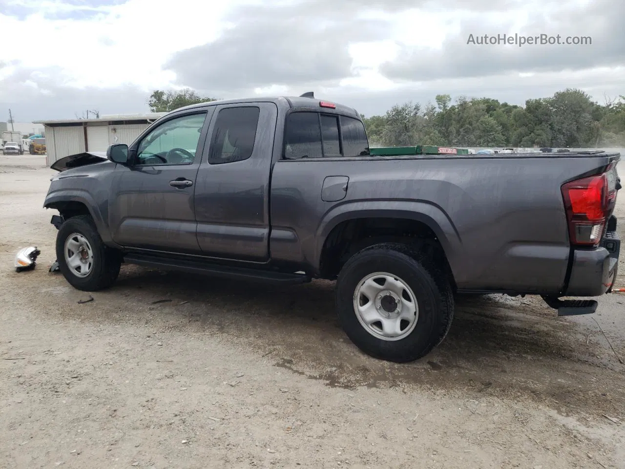 2021 Toyota Tacoma Access Cab Gray vin: 3TYRZ5CNXMT008146