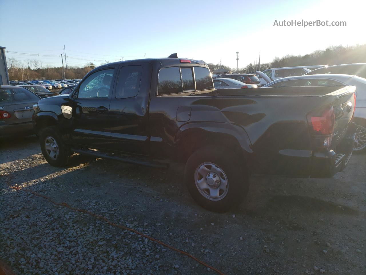 2020 Toyota Tacoma Access Cab Black vin: 3TYSX5EN0LT001791