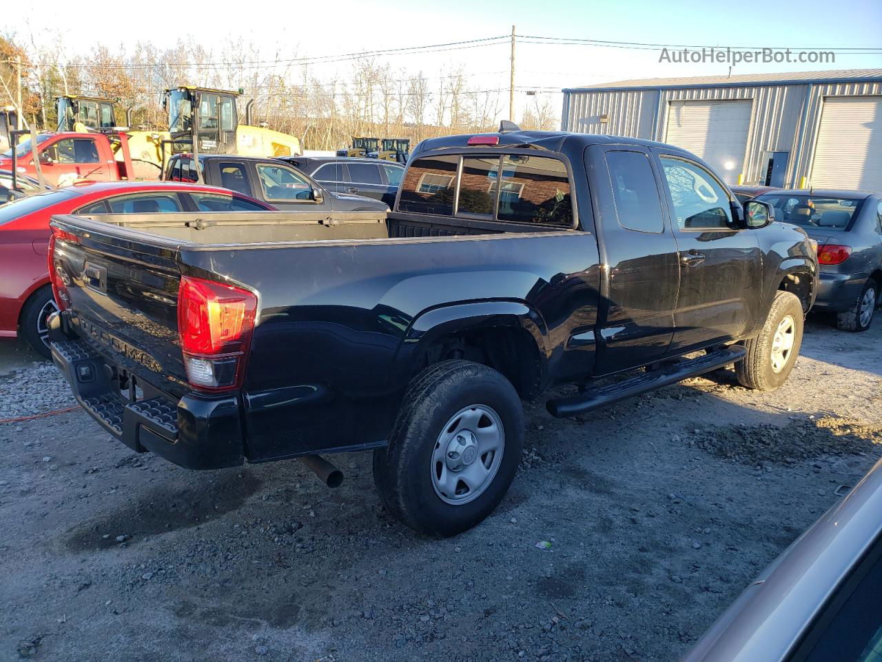 2020 Toyota Tacoma Access Cab Black vin: 3TYSX5EN0LT001791