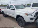 2021 Toyota Tacoma Sr5 White vin: 3TYSX5EN0MT010234