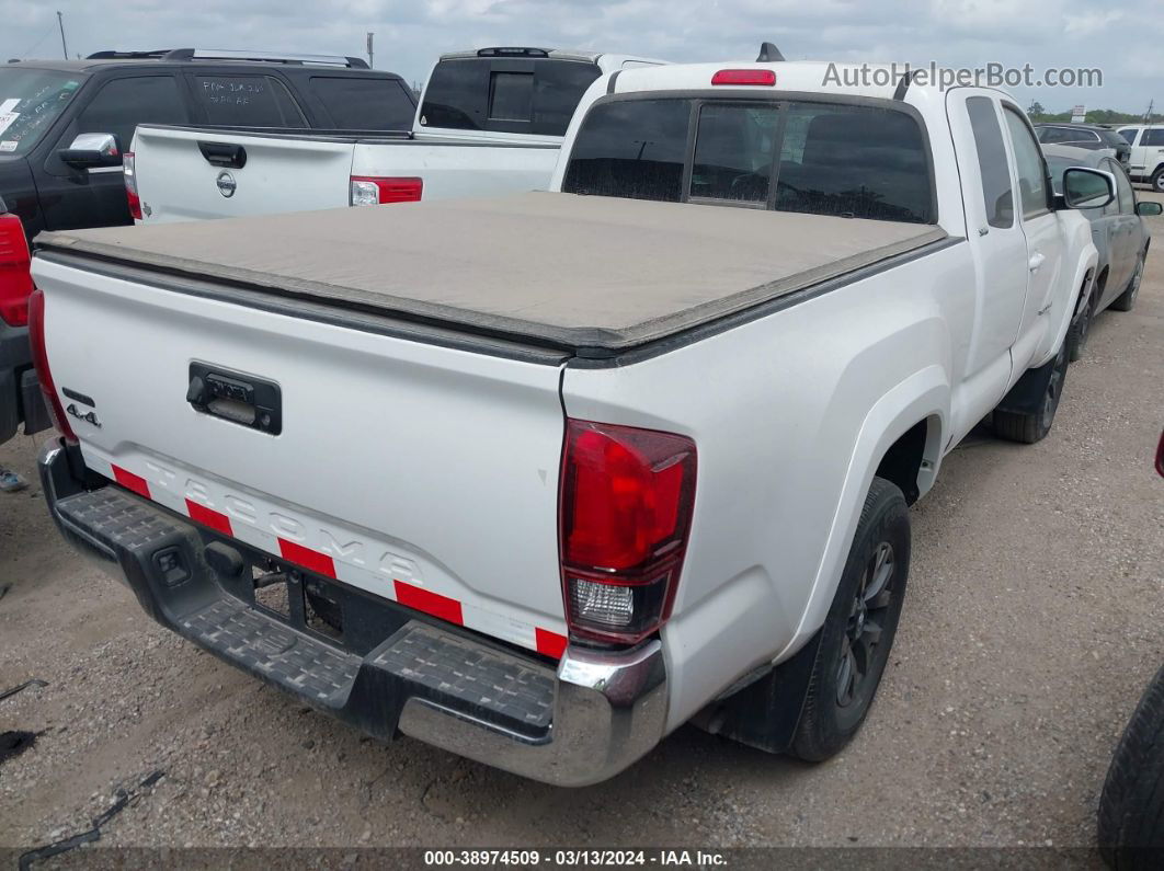 2021 Toyota Tacoma Sr5 Белый vin: 3TYSX5EN0MT010234