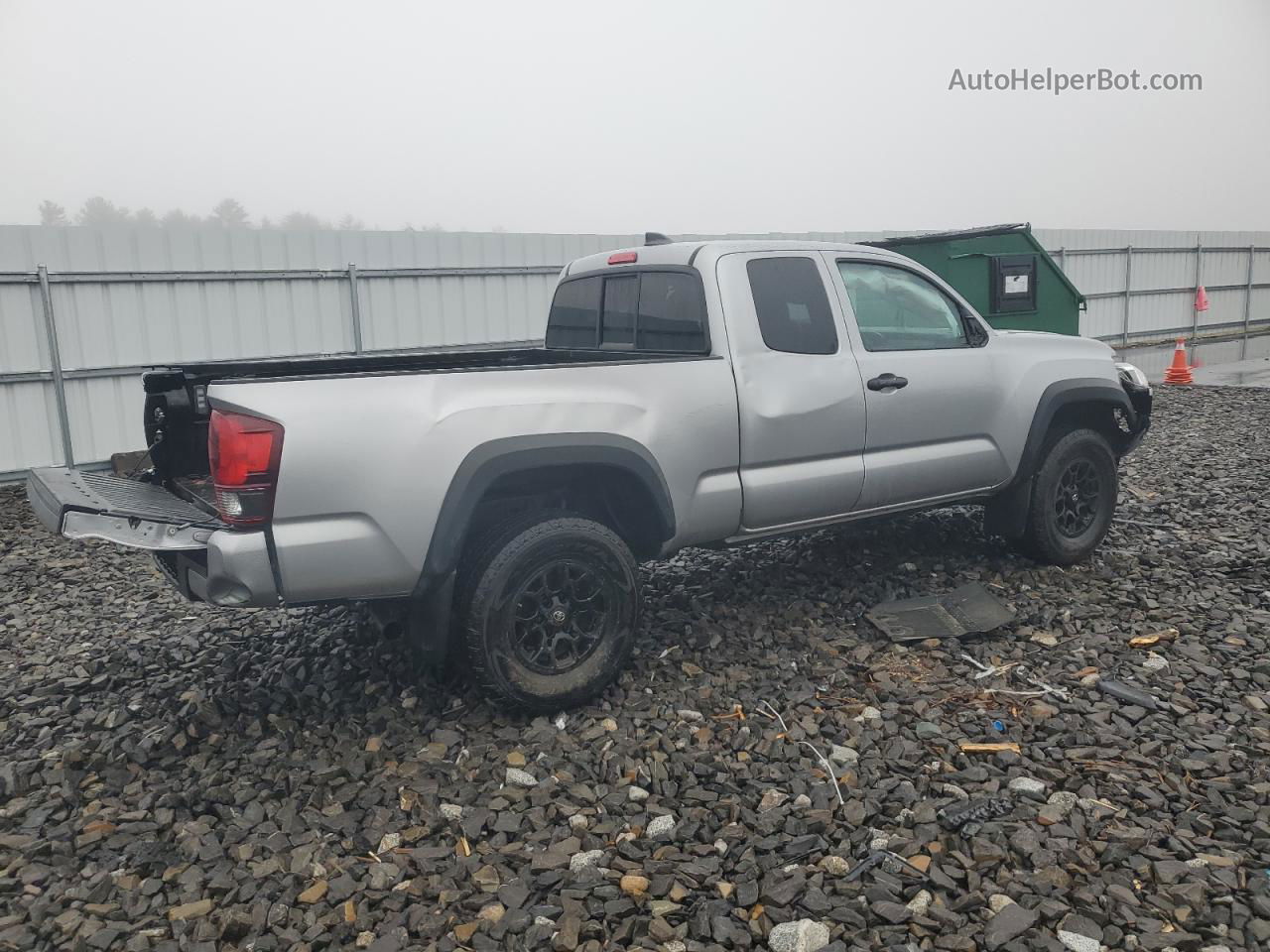 2020 Toyota Tacoma Access Cab Silver vin: 3TYSX5EN1LT000116