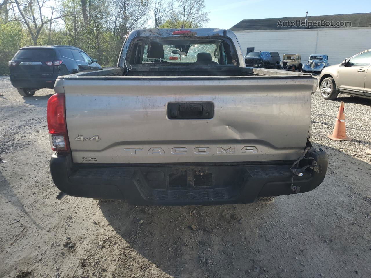 2021 Toyota Tacoma Access Cab Silver vin: 3TYSX5EN1MT005169