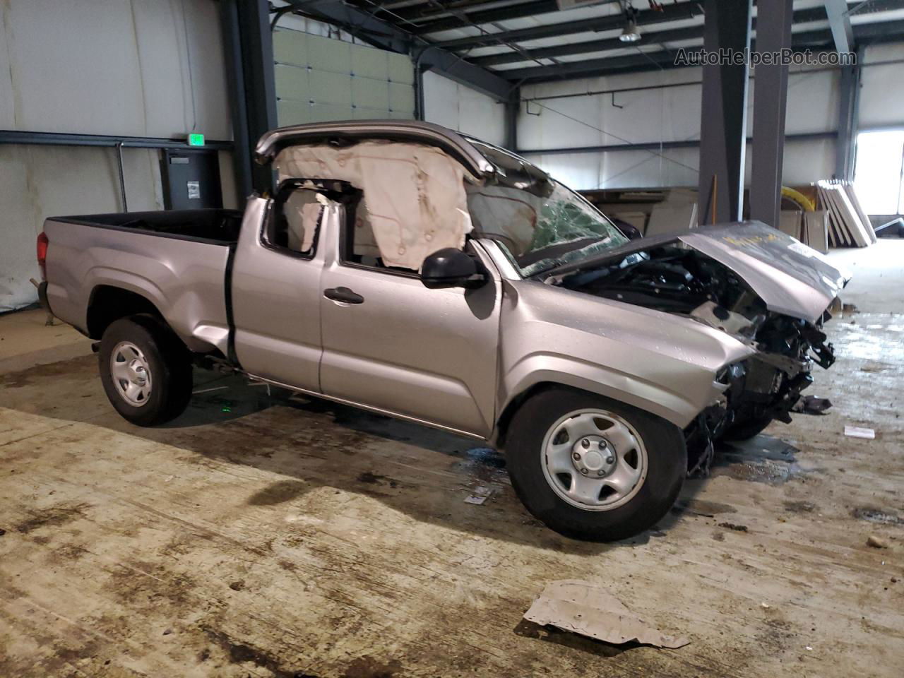 2020 Toyota Tacoma Access Cab Silver vin: 3TYSX5EN2LT002912