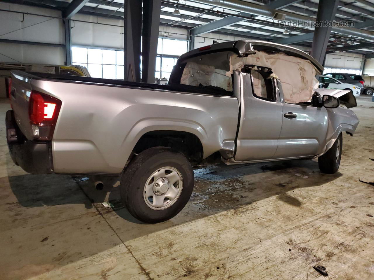 2020 Toyota Tacoma Access Cab Silver vin: 3TYSX5EN2LT002912