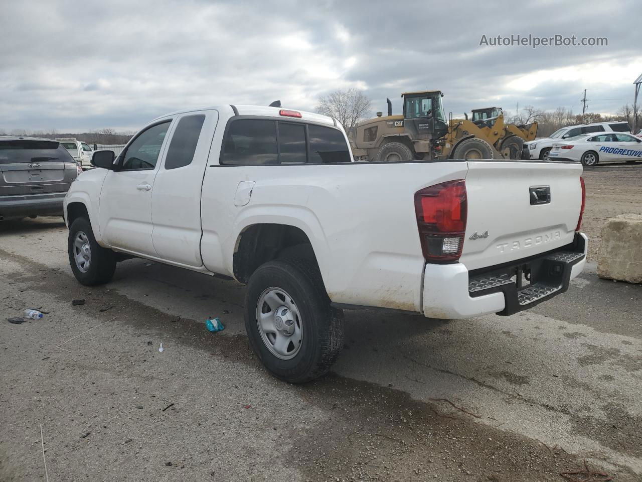 2021 Toyota Tacoma Access Cab White vin: 3TYSX5EN3MT010258