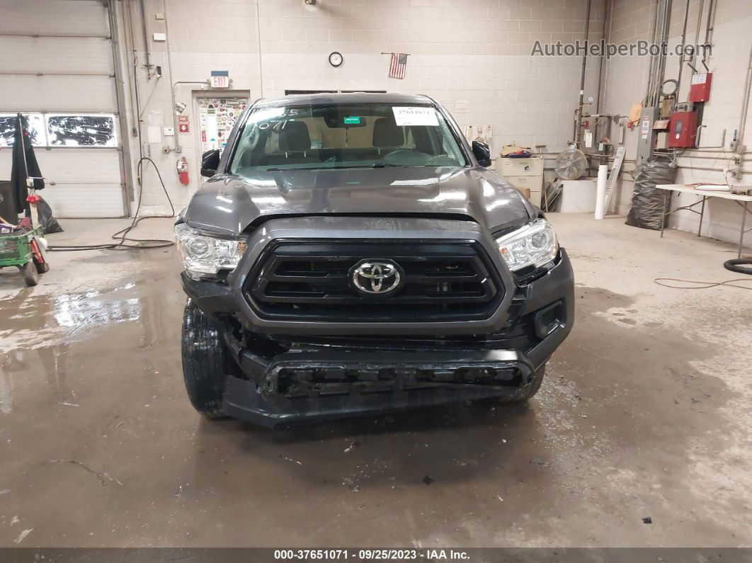 2021 Toyota Tacoma Sr Gray vin: 3TYSX5EN5MT004235