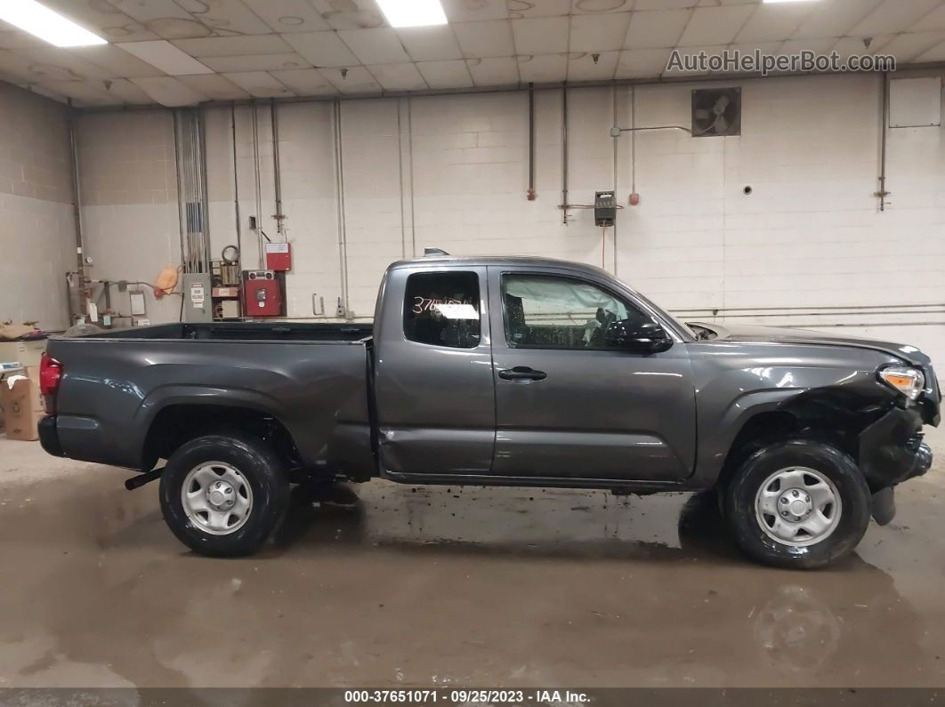 2021 Toyota Tacoma Sr Gray vin: 3TYSX5EN5MT004235