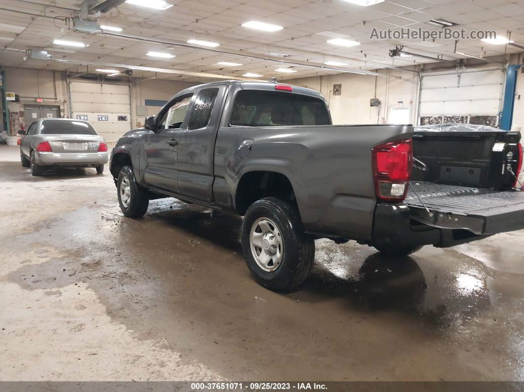 2021 Toyota Tacoma Sr Gray vin: 3TYSX5EN5MT004235