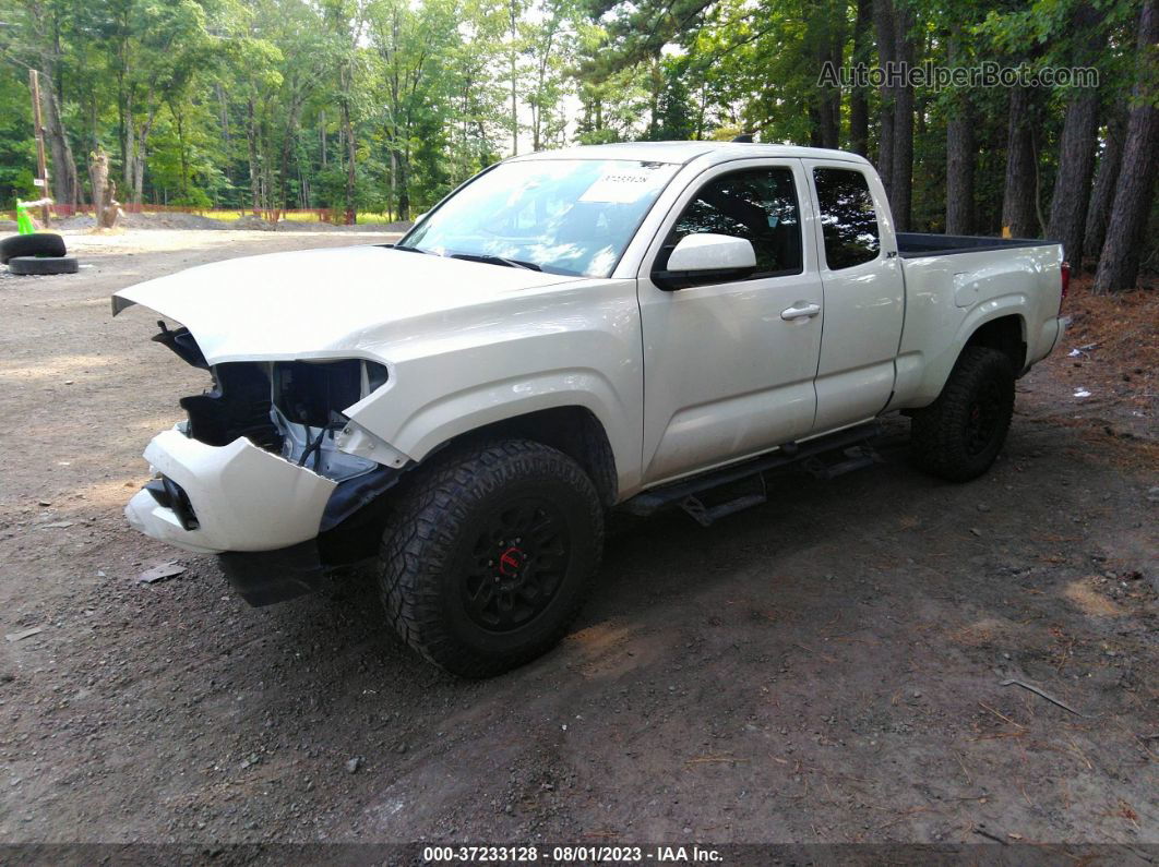 2021 Toyota Tacoma 4wd Sr/sr5 White vin: 3TYSX5EN5MT009824