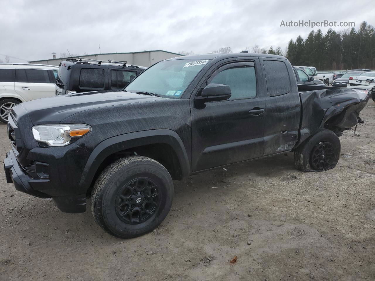 2020 Toyota Tacoma Access Cab Угольный vin: 3TYSX5EN6LT002654