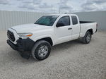 2021 Toyota Tacoma Access Cab White vin: 3TYSX5EN7MT004771