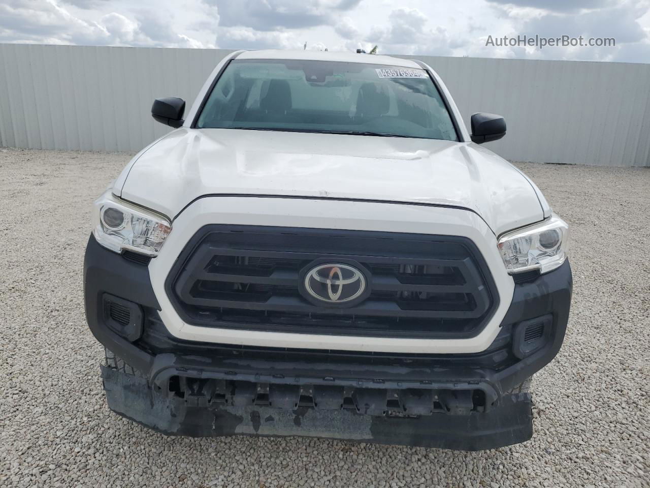 2021 Toyota Tacoma Access Cab Белый vin: 3TYSX5EN7MT004771