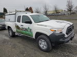 2021 Toyota Tacoma Access Cab White vin: 3TYSX5EN7MT006178