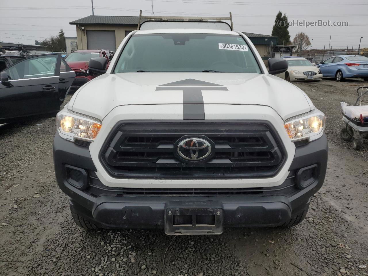 2021 Toyota Tacoma Access Cab Белый vin: 3TYSX5EN7MT006178