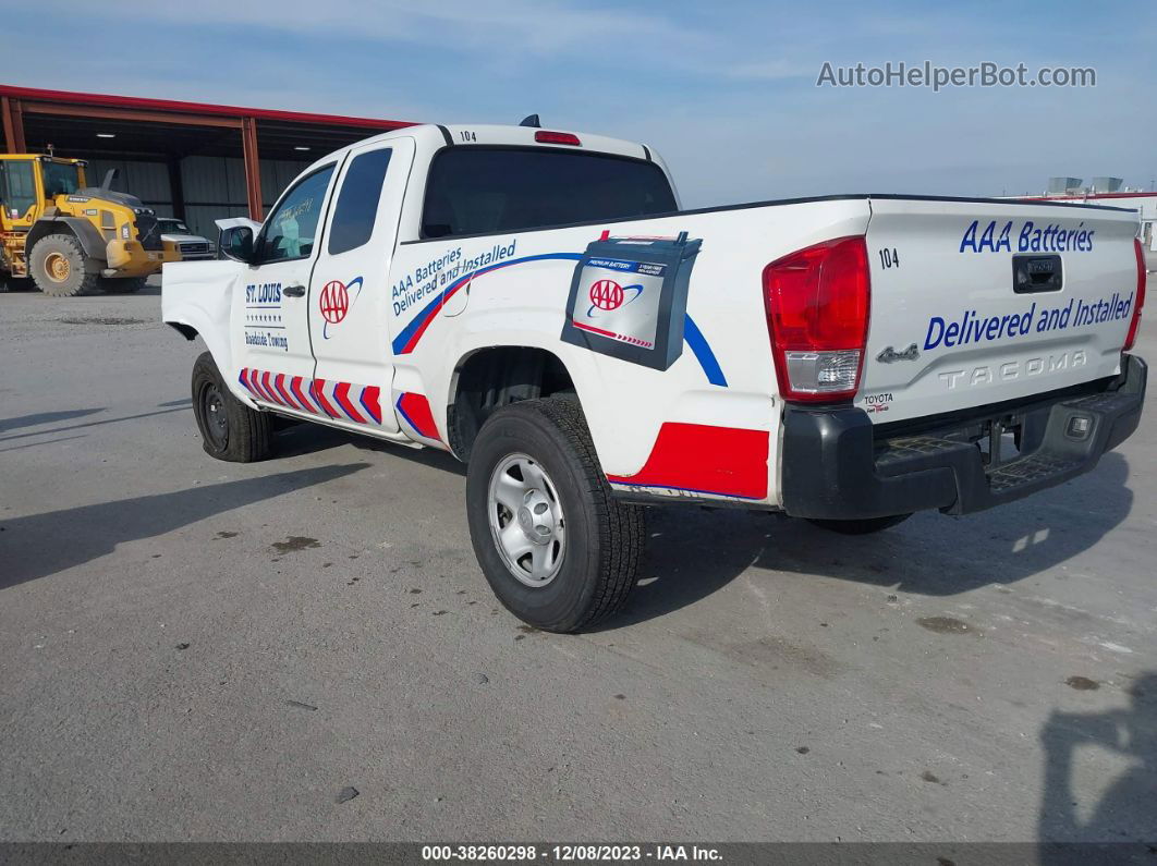 2020 Toyota Tacoma Sr White vin: 3TYSX5EN8LT003143