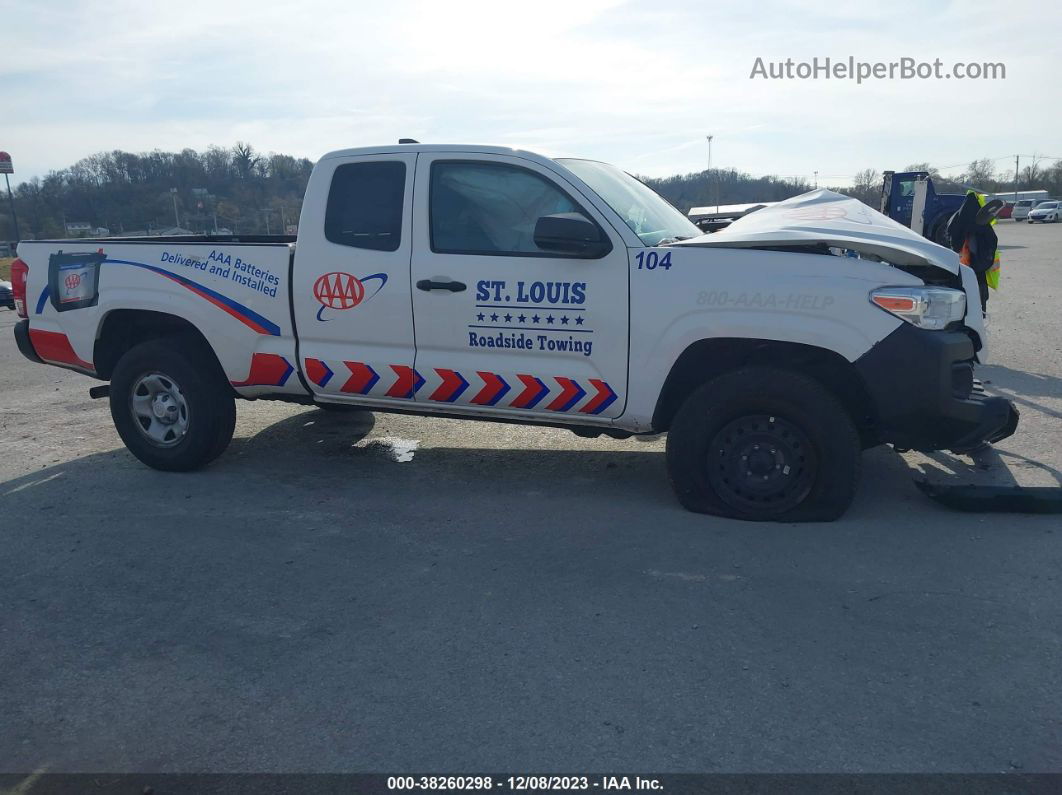 2020 Toyota Tacoma Sr White vin: 3TYSX5EN8LT003143