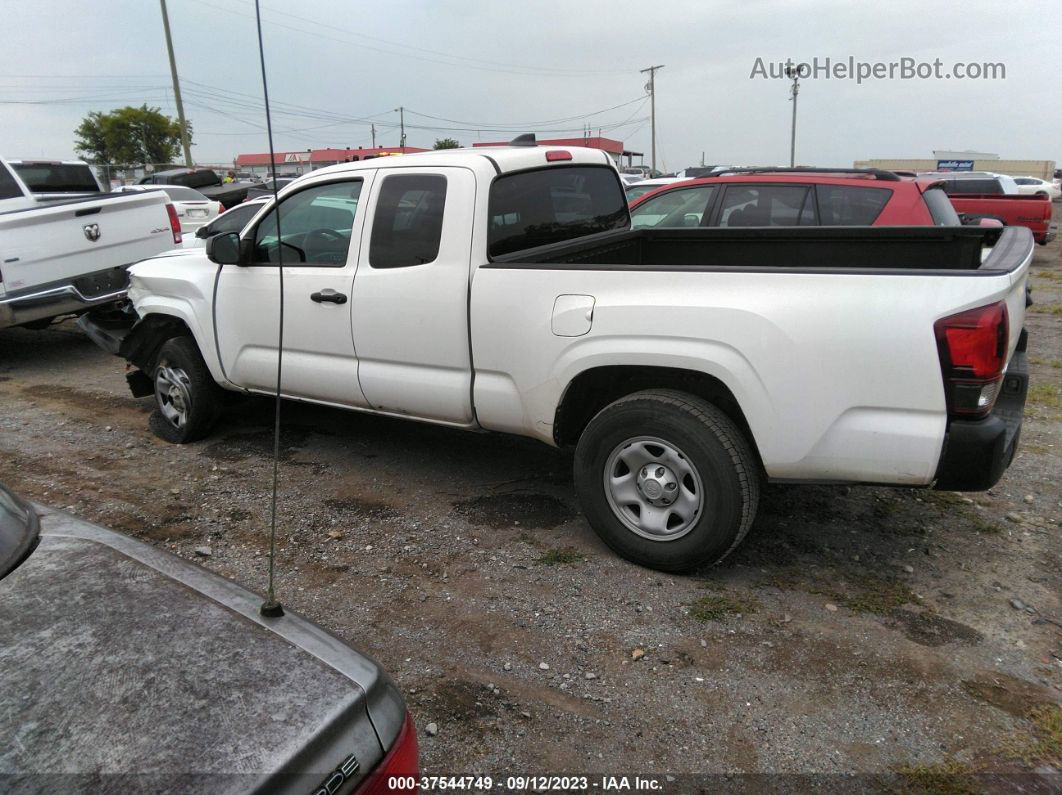 2021 Toyota Tacoma 4wd Sr/sr5 White vin: 3TYSX5EN8MT006660