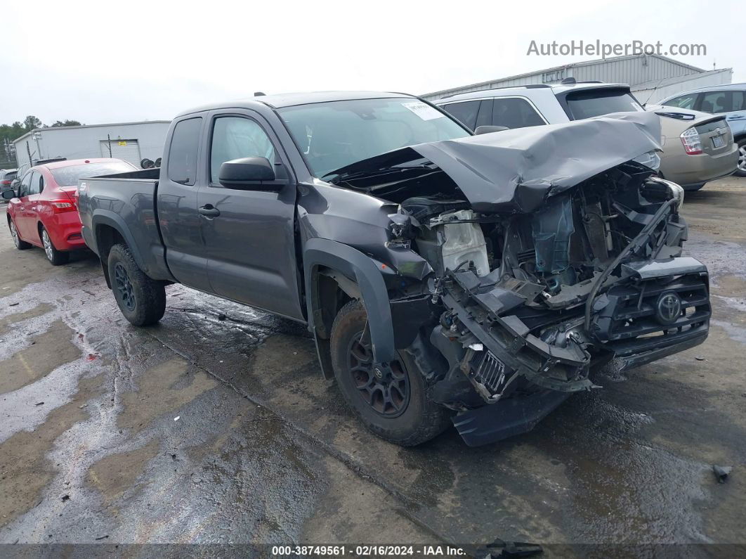 2020 Toyota Tacoma Sr Gray vin: 3TYSX5EN9LT001675