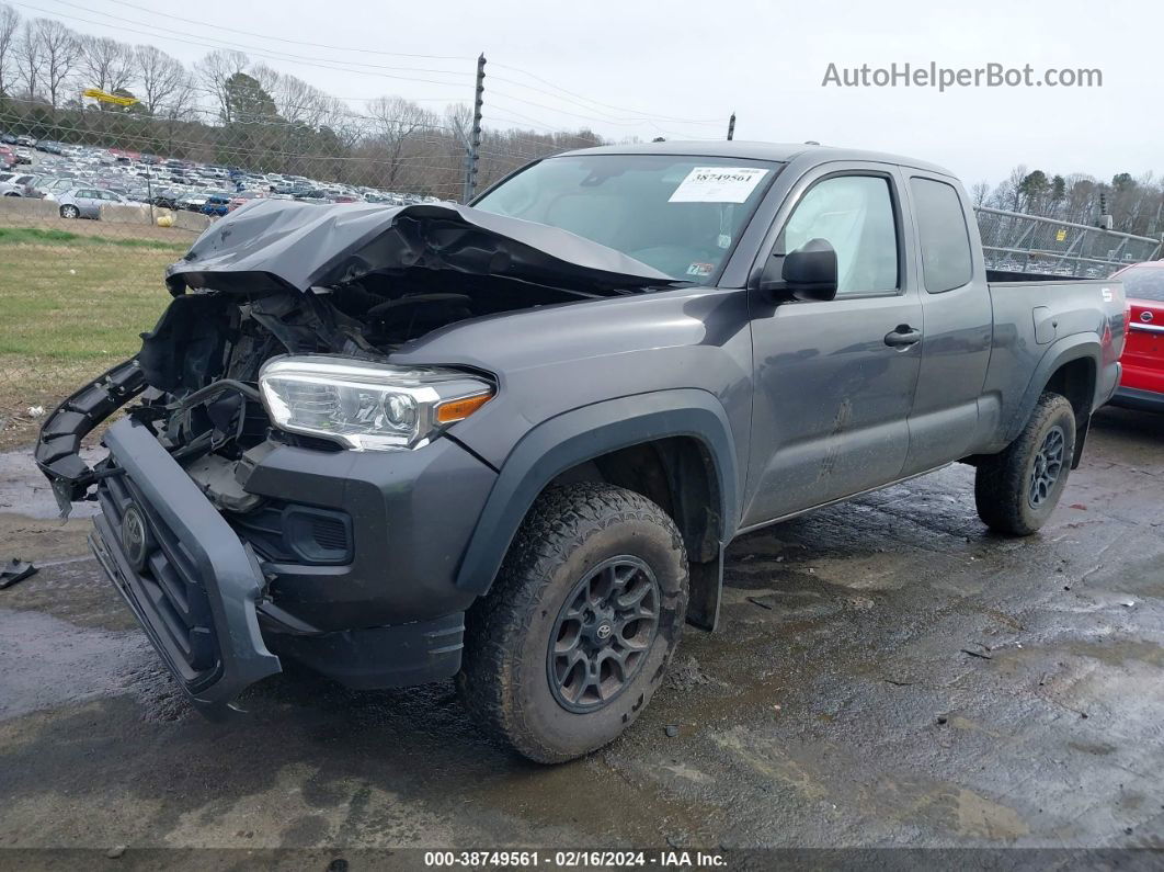 2020 Toyota Tacoma Sr Gray vin: 3TYSX5EN9LT001675