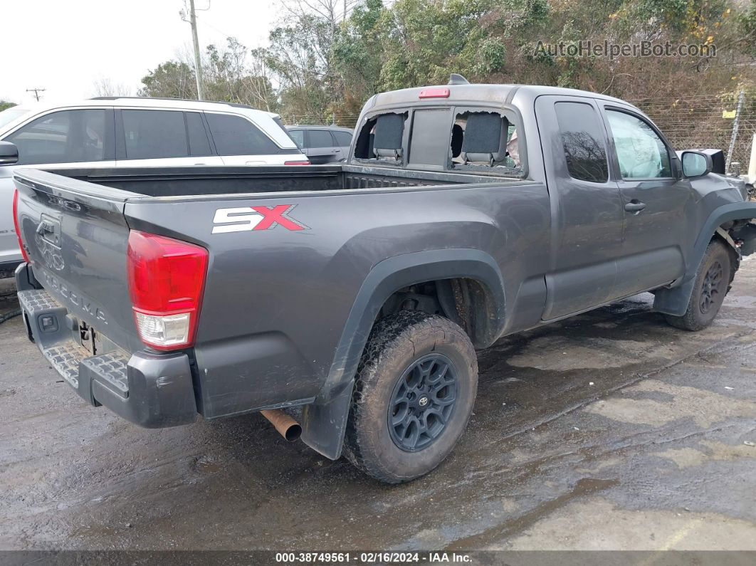 2020 Toyota Tacoma Sr Gray vin: 3TYSX5EN9LT001675