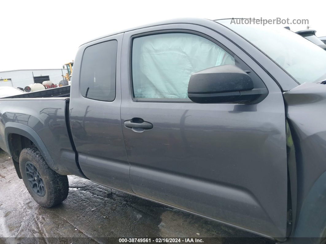 2020 Toyota Tacoma Sr Gray vin: 3TYSX5EN9LT001675