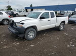 2021 Toyota Tacoma Access Cab White vin: 3TYSX5ENXMT006482