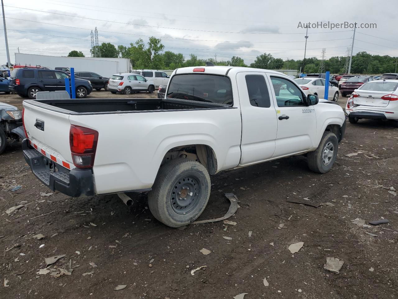 2021 Toyota Tacoma Access Cab Белый vin: 3TYSX5ENXMT006482