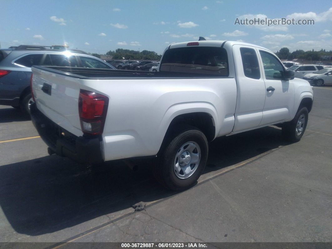 2021 Toyota Tacoma 4wd Sr/sr5 White vin: 3TYSX5ENXMT008927