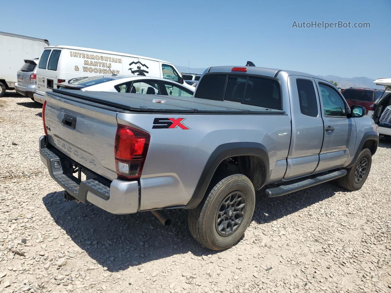 2021 Toyota Tacoma Access Cab Серебряный vin: 3TYSZ5AN0MT011402