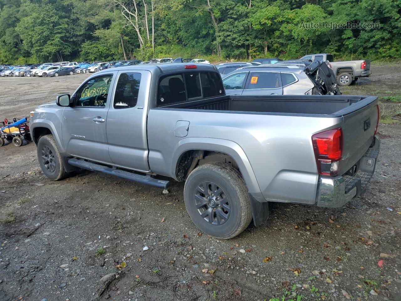 2021 Toyota Tacoma Access Cab Gray vin: 3TYSZ5AN1MT046384