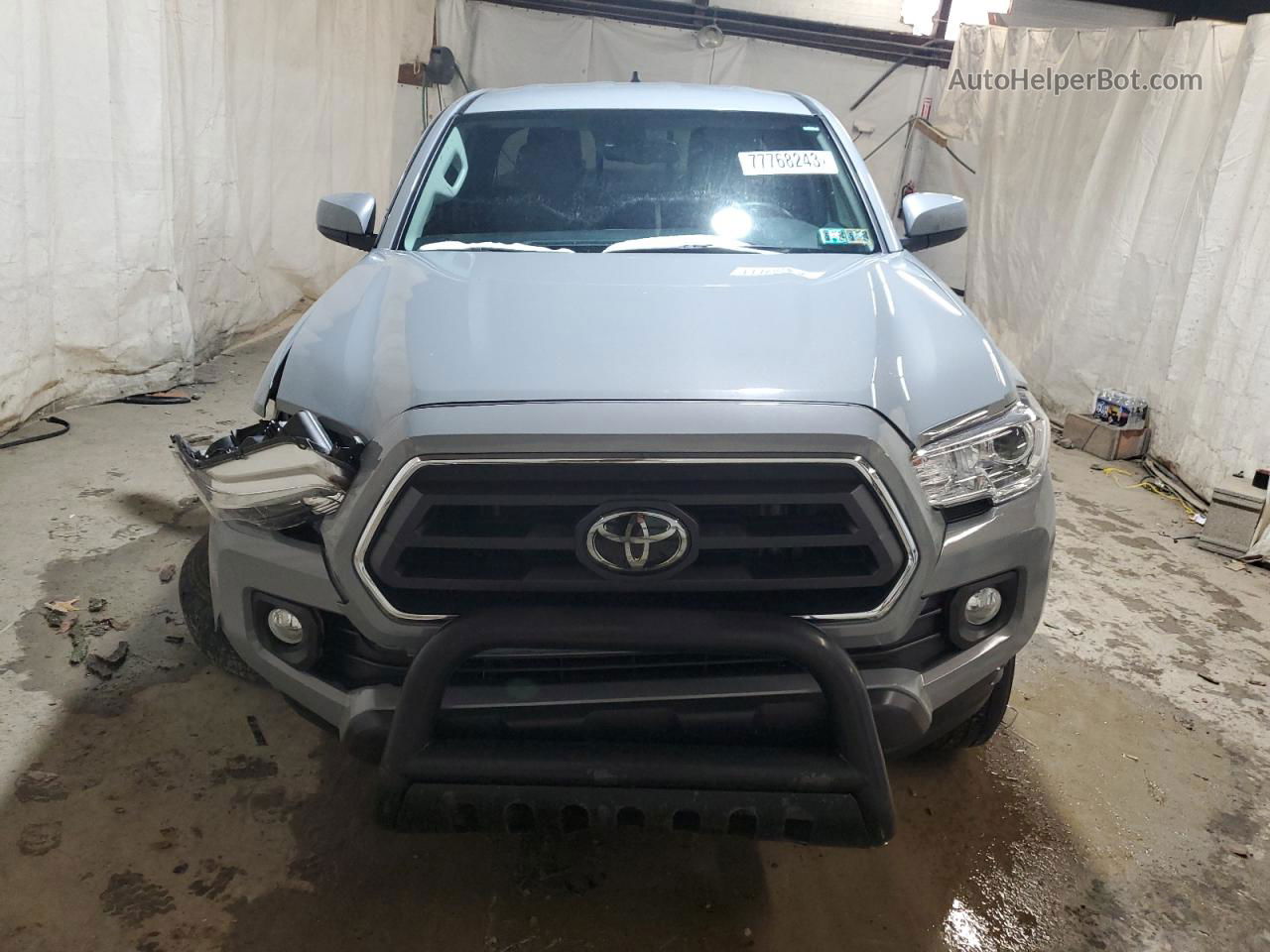 2021 Toyota Tacoma Access Cab Gray vin: 3TYSZ5AN2MT035197