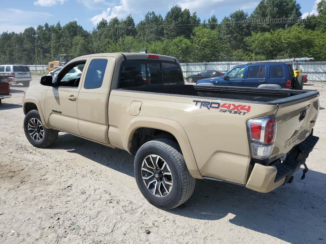 2020 Toyota Tacoma Access Cab Tan vin: 3TYSZ5AN3LT000649