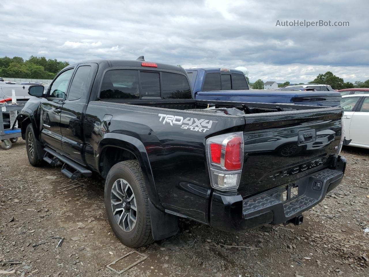 2021 Toyota Tacoma Access Cab Black vin: 3TYSZ5AN4MT008907