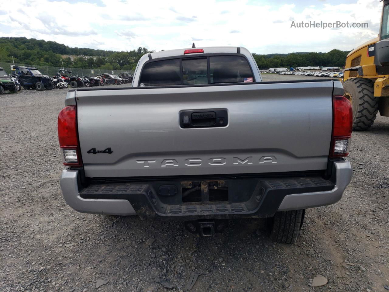 2020 Toyota Tacoma Access Cab Silver vin: 3TYSZ5AN6LT007353