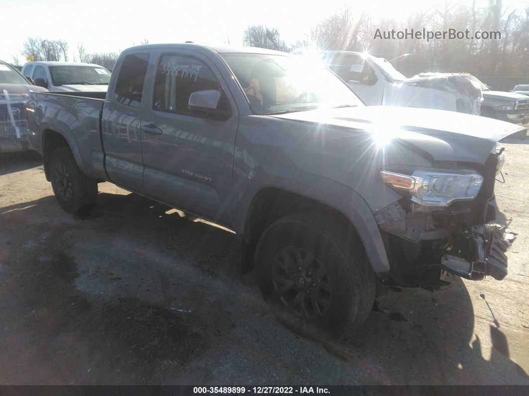 2021 Toyota Tacoma 4wd Sr/sr5/trd Sport Gray vin: 3TYSZ5AN7MT014233