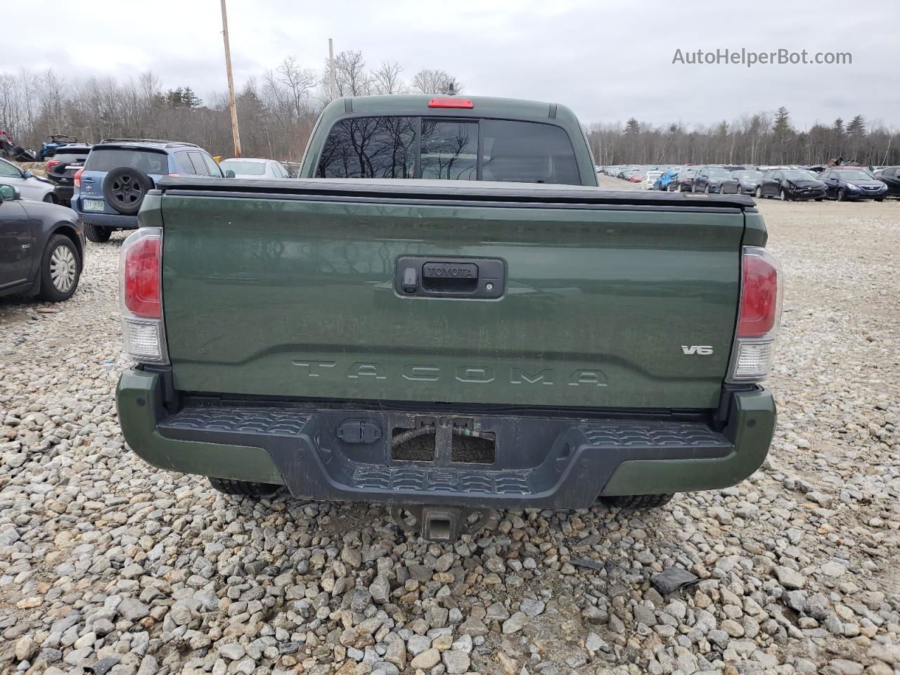 2021 Toyota Tacoma Access Cab Green vin: 3TYSZ5AN8MT009610