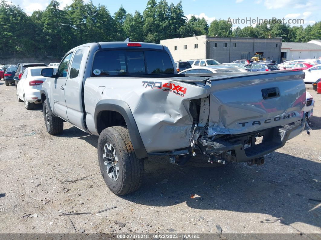 2021 Toyota Tacoma 4wd Trd Off Road Gray vin: 3TYSZ5AN8MT016735