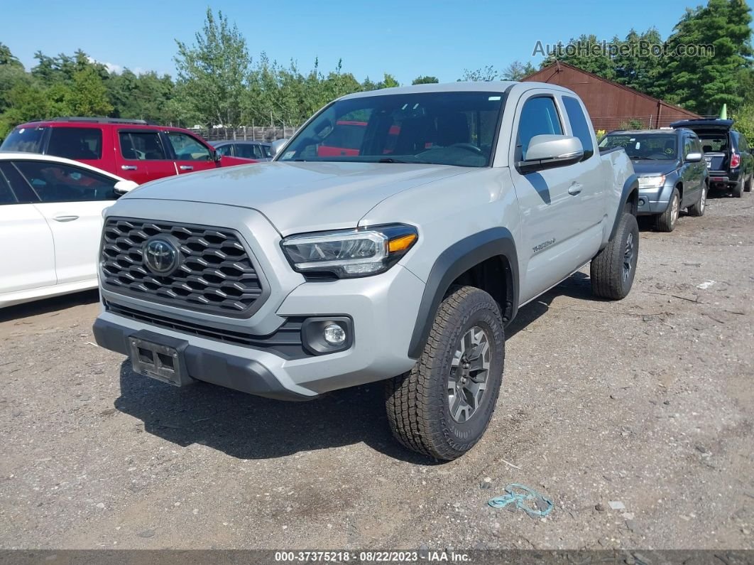 2021 Toyota Tacoma 4wd Trd Off Road Gray vin: 3TYSZ5AN8MT016735